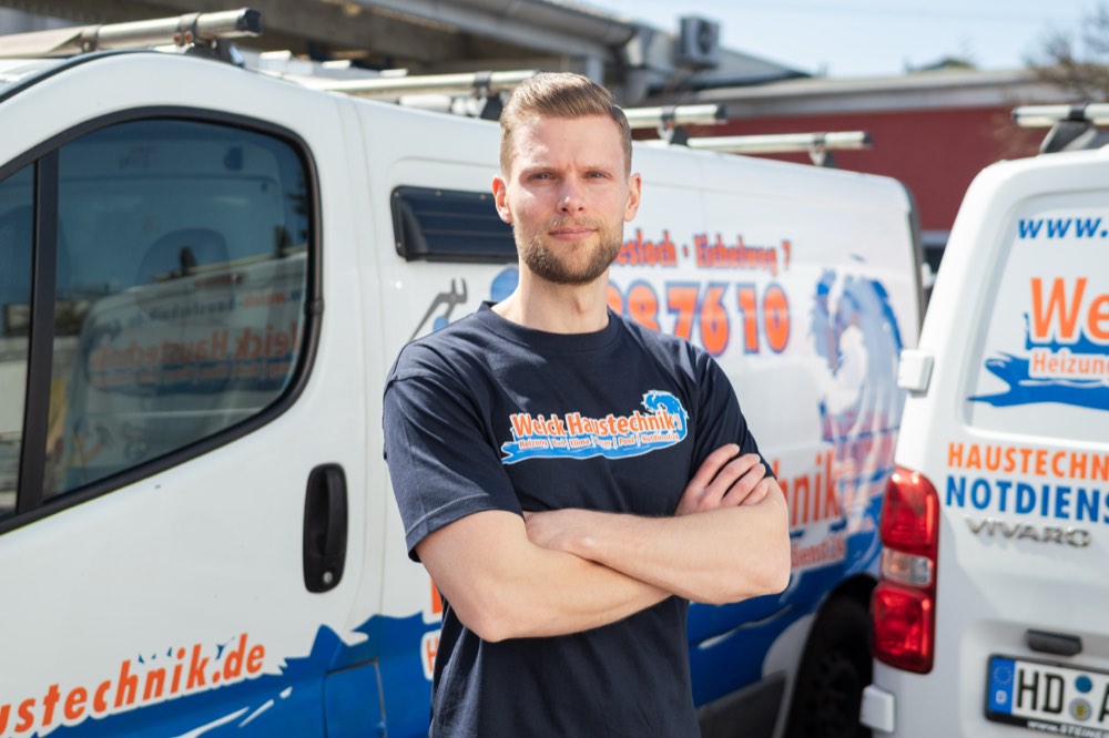 Techniker von Weick Haustechnik